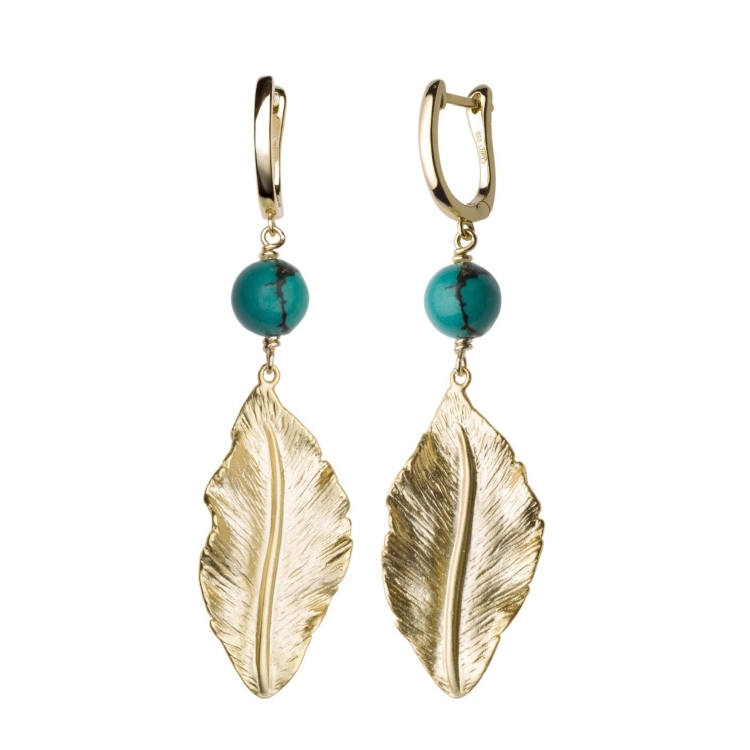 Сережки Leaves EDS409-1-TQ