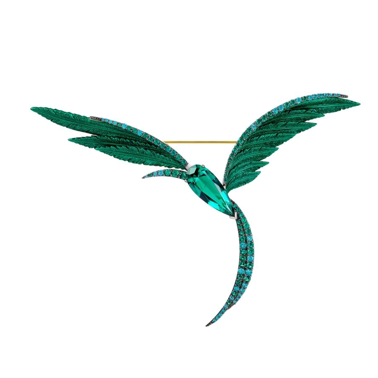 Брошка The Blue Bird BRGA504-3