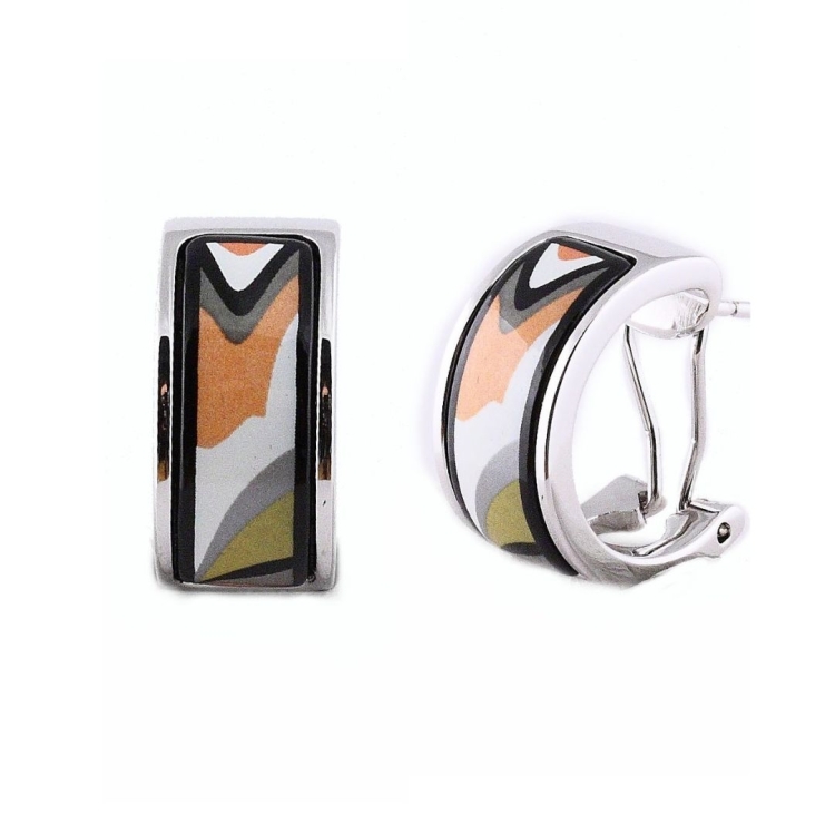 Серьги ESA007-4RH Art Nouveau