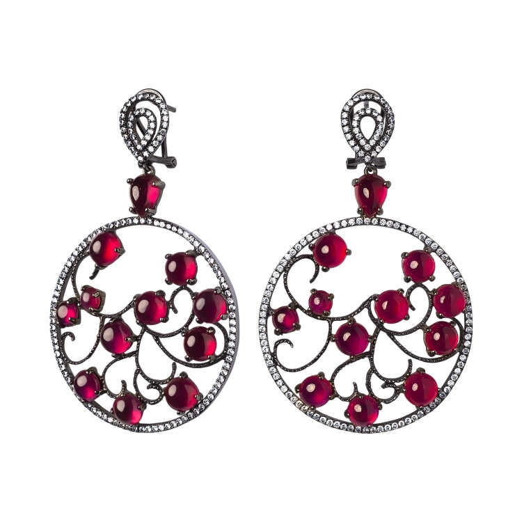 Сережки Rubies and Sapphires ESJ122