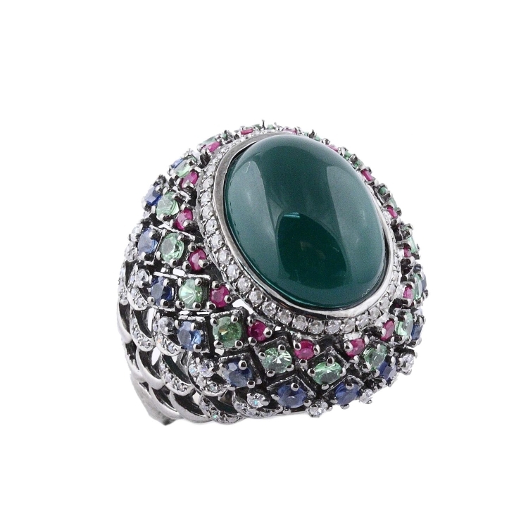 Каблучка Rubies and Sapphires RSJ137-1AG